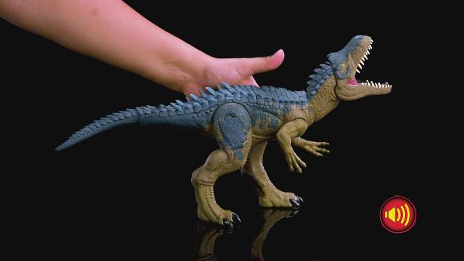 Jurassic World Allosaurus Ruthless Rampage Action Figure, 2 of 8, play video