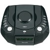 Jensen JCR-310 AM/FM Stereo Dual Alarm Clock Radio with Top Loading CD Player, Digital Tuner and Aux Input, Black - 2 of 3