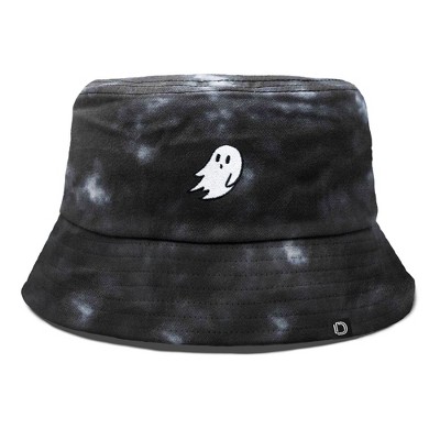 Dalix Ghost Tie Dye Bucket Hat Cotton Embroidery Casual Outdoor Style Mens