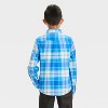 Boys' Long Sleeve Flannel Button-Down Shirt - Cat & Jack™ - 2 of 3