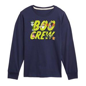 Boys' - SpongeBob SquarePants - Boo Crew Long Sleeve Graphic T-Shirt - 1 of 4