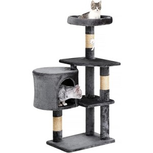 Cat Tree 36 inch Tall Scratching Toy Activity Centre Cat Tower Cat Condo Multi-Level Furniture Scratching Posts for Indoor Cats - 1 of 4
