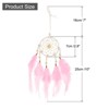 Unique Bargains Small Handmade Macrame Dream Catchers for Home Decoration 2 Pcs - 2 of 4