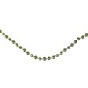 Northlight Shiny Metallic Beaded Christmas Garland - 15' x .25" - Lime Green - Unlit - 2 of 3