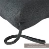 Kensington Garden 24"x22" Outdoor High Back Chair Cushion - 3 of 4