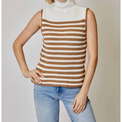 Women's Sleeveless Stripe Sweater - DESIGN HISTORY
