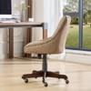 NicBex Tufted Button Office Chair with Adjustable Height Modern Tiltable PU Leather Computer Chair with Metal Base for Office, Study, Bedroom - 2 of 4