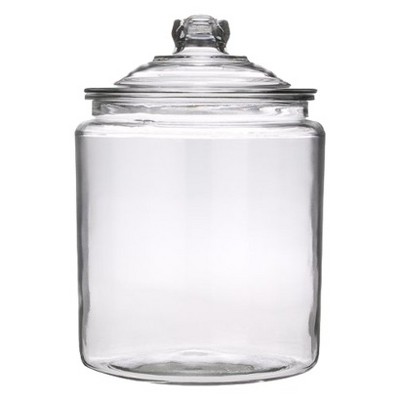 glass cookie jars with lids