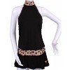 Women's Halter Leopard Top - Love Love Tennis - 3 of 3