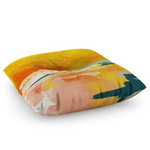 lunetricotee sunny landscape Square Floor Pillow - Deny Desings - 1 of 2