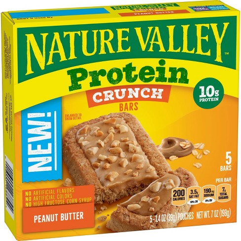 Nature Valley Protein Crunch Peanut Butter 7oz 5ct Target