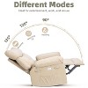 coucheta Manual Recliner Sofa Massage Recliner PU Recliner Sofa for Living Room with Massage Function - 2 of 4