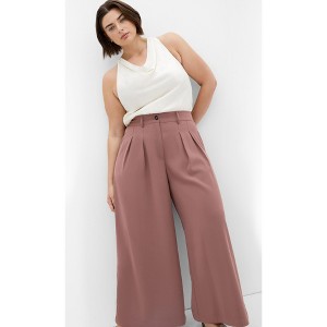 Women's Plus Size Abbie Wide Leg Pant - cinnamon | CITY CHIC - 1 of 4
