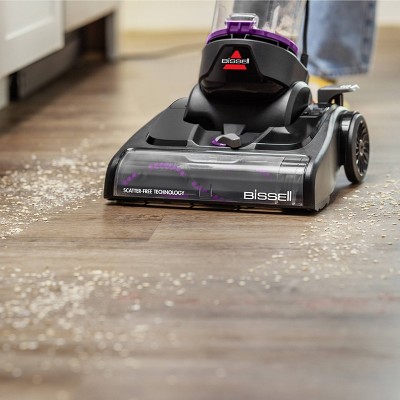 Compact Black and Purple Bagless Upright Vacuum Cleaner for Pets