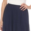 White Mark Women's Chiffon Pleated Midi Skirt - 4 of 4