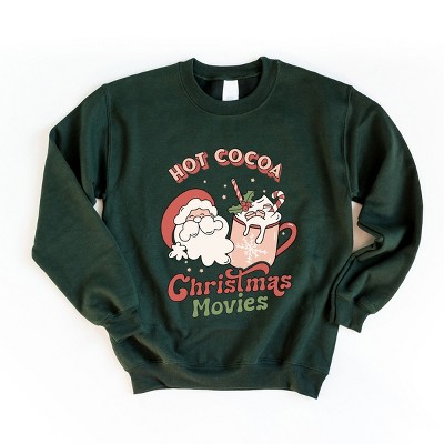 Simply Sage Market Retro Hot Cocoa Christmas Movies Sweatshirt