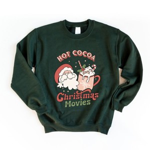 Simply Sage Market Retro Hot Cocoa Christmas Movies Sweatshirt - 1 of 4