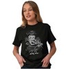 Women's Vintage Betty Boop Biker Chick Graphic T Shirt Tees Brisco Brands - 4 of 4