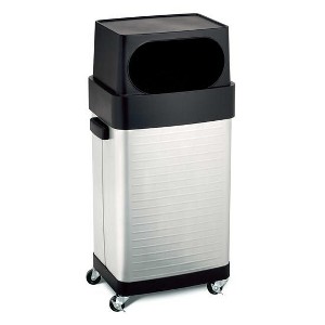 Seville Classics 17 Gallon UltraHD Commercial Stainless Steel Trash Bin - 1 of 4