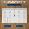 60"x32" Left Drain Shower Pan, Single Threshold Base, Non-Slip Textured Surface, Lightweight ABS Shower Base, Easy Install, Includes Drain Kit - 4 of 4