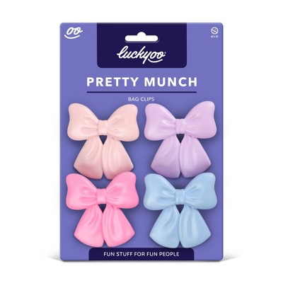 Fred & Friends 4pk Luckyoo Pretty Munch Bag Clips