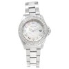 Invicta 19873 Women's Angel Crystal Accented Bezel White MOP Dial Steel Bracelet Dive Watch - 4 of 4