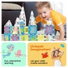 PICASSO-TILES Magnetic Tiles for Kids, 50PCS Mermaid Theme, Construction STEM Building Blocks Educational Toy - 2 of 4