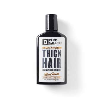 Duke Cannon News Anchor 2-in-1 Hair Wash - Bay Rum - Shampoo and Conditioner for Men - 10 fl. oz