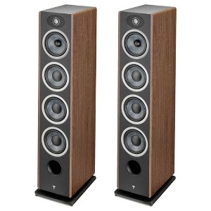 Focal Vestia No3 Slender 3-Way Floorstanding Loudspeakers finished in Dark Wood - Pair - 1 of 4