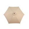 Kumasinova 9FT Patio Umbrella with Push-Button Tilt & Crank,Market Umbrella with 6-Rib,Outdoor Umbrella for Deck,Poolside & Garden - 4 of 4
