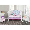 Everyday Kids 4-Piece Princess Crib Bedding Set for Girls – Includes Quilt, Fitted Sheet, Dust Ruffle & Diaper Stacker – Nursery Décor - 2 of 4