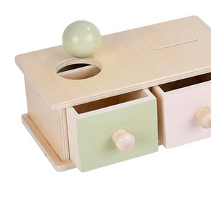 MORITA INC. Montessori Ball Drop and Shape Matching Toy Box for Babies - 1 of 2