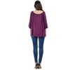 Womens Bell Sleeve Loose Fit Tunic Top - 24seven Comfort Apparel™ - 3 of 4