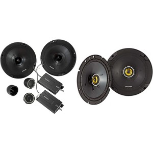 Kicker 46CSS674 CS-Series CSS67 6.75-Inch (165mm) Component System with .75-inch tweeters w/ 46CSC674 6.75" Coaxial Bundle - 1 of 4