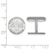 Black Bow Jewelry Sterling Silver Montana State Bobcats NCAA Cuff Links - 2 of 3