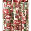 Kate Aurora Christmas Essentials Noel Complete Semi Sheer Kitchen Curtain Tier & Valance Set - 3 of 3