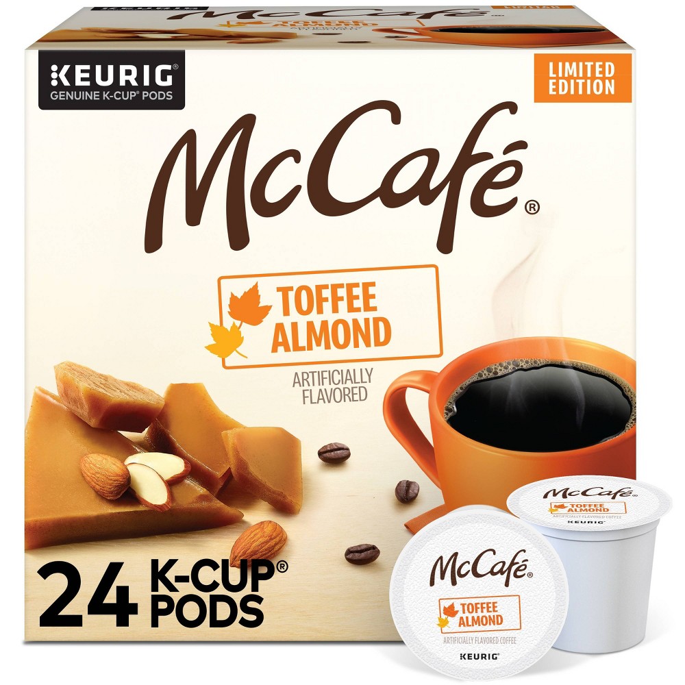 Photos - Coffee McCafe Toffee Almond Medium Roast  - Single Serve Pods - 24ct