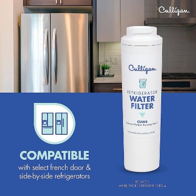 Culligan CUW4 White Refrigerator Water Filter Replacement