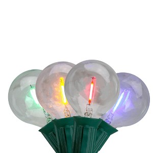 Northlight 10ct Multi Color LED G50 Globe Patio Lights, 10ft Green Wire - 1 of 3