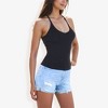 Anna-Kaci Women's Ribbed Knit Tank Top with Deep V-Neck and Racerback Design - 4 of 4