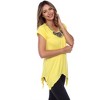 Women's Embellished V-Neck Fenella Top Tunic - White Mark - 2 of 4