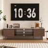 Etelifrank Vintage Mid-Century TV Stand - Solid Wood Media Console - 4 of 4