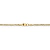 Black Bow Jewelry 14k Yellow Gold 1.8mm Flat Figaro Chain Anklet - image 3 of 4