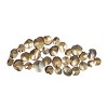 Metal Plate Wall Decor with Textured Pattern Gold - Olivia & May: Iron Artwork, Contemporary Style, Vertical Display - 2 of 4