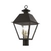Livex Lighting Wentworth 3 - Light Post Light in  Bronze/Antique Brass - 2 of 4