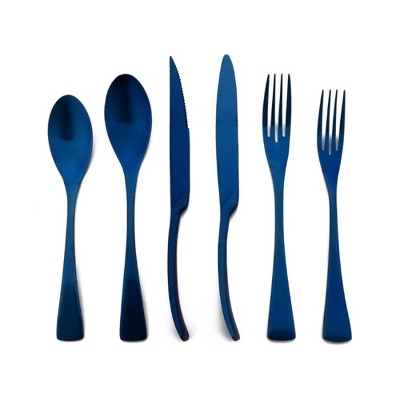 Nebula Vortex Luxury Mirror Satin Cutlery Utensil Set