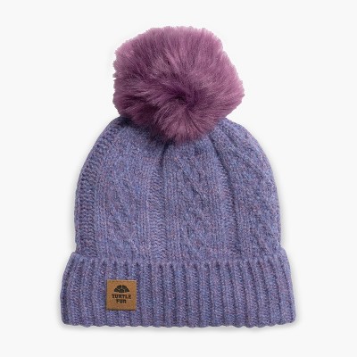 Turtle Fur Lindsey Beanie - Adult Recycled Cuffed Pom Winter Hat