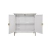 3 Drawers Dresser for Bedroom - Modern Wood Carved Chest of Drawers Cabinet, Farmhouse Wide Dressers with Drawers - 4 of 4