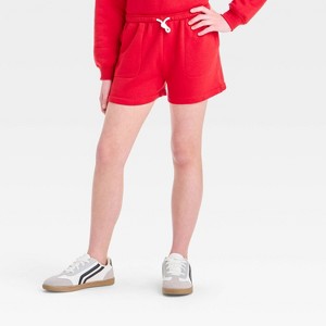 Girls' Fleece Shorts - art class™ - 1 of 3