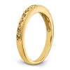Black Bow Jewelry 3mm 14K Yellow, White, or Rose Gold Filigree Tapered Band - 3 of 4